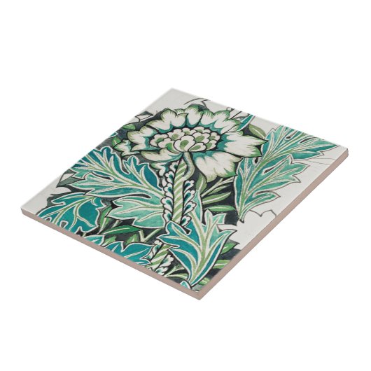TEGEL van CERAMIC : WATERVERF van WILLIAM MORRIS-A Tegeltje (Zijkant)