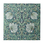 TEGEL van CERAMIC : WILLIAM MORRIS : PIMPERNEL Tegeltje (Voorkant)