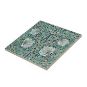 TEGEL van CERAMIC : WILLIAM MORRIS : PIMPERNEL Tegeltje (Zijkant)