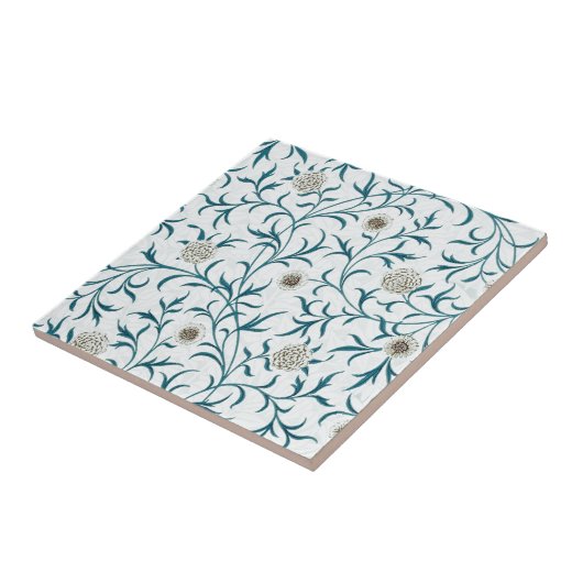 TEGEL van CERAMIC : WILLIAM MORRIS : PLATTELANDSON Tegeltje (Zijkant)