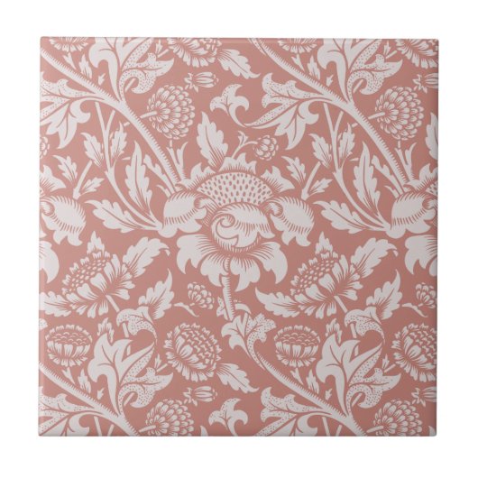 TEGEL van CERAMIC : WILLIAM MORRIS : PLATTELANDSON Tegeltje (Voorkant)