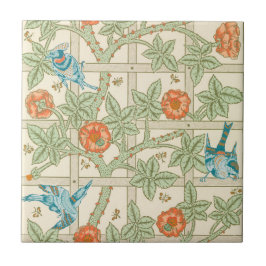 TEGEL van CERAMIC : WILLIAM MORRIS : TRELLIS Tegeltje