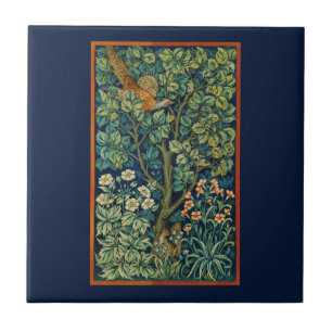 TEGEL van de CERAMIC : Zwaarder : WILLIAM MORRIS Tegeltje