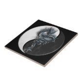 Tegel van de Draak van Yang van Yin de Chinese Tegeltje (Zijkant)