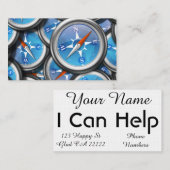 Tegel van de Nautische kompassen Visitekaartje (Voorkant / Achterkant)