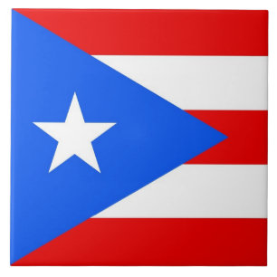 Tegel van de Puerto Ricaanse staatsvlag Tegeltje