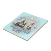 Tegel van de vuurtoren van Maryland Tegeltje (Zijkant)