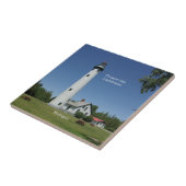 Tegel van de vuurtoren van Presque Isle Tegeltje (Zijkant)