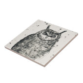 Tegel van de waterverf van  vogelsoorten tegeltje (Zijkant)