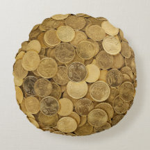 Tegel van goudronde munten