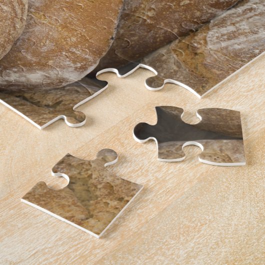 Tegel van grote broodmoerassen legpuzzel (Zijkant)