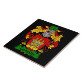 Tegel van het familiewapen van Gonzalez Tegeltje (Zijkant)