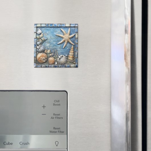 Tegel van het mariene leven magneet (Insitu (Koelkast))