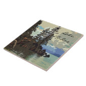 Tegel van het meer van Tahoe-keramische keramische Tegeltje (Zijkant)