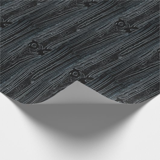 Tegel van hout cadeaupapier (Hoek)