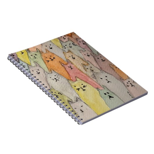 Tegel van katten notitieboek (Rechterzijde)