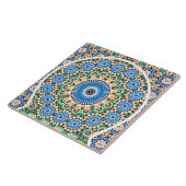 tegel van keramiek met mozaïek tegeltje (Zijkant)