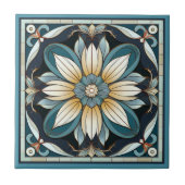 Tegel van keramische kunst, zoals decobloem tegeltje (Voorkant)