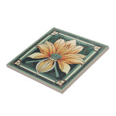 Tegel van keramische kunst, zoals decobloem tegeltje (Zijkant)