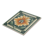 Tegel van keramische kunst, zoals decobloem tegeltje (Zijkant)