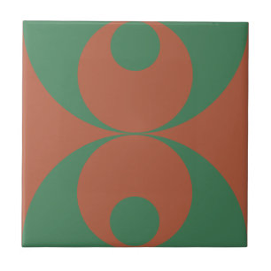 Tegel van keramische kunst, zoals decobloem tegeltje