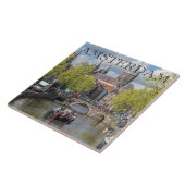 Tegel van keramische stoffen in Amsterdam Tegeltje (Zijkant)