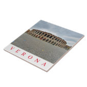 Tegel van keramische uitzichten van Verona Arena Tegeltje (Zijkant)