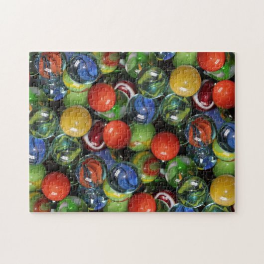 Tegel van marbles legpuzzel (Horizontaal)