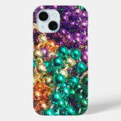 Tegel van mardi Gras Beads die in licht mousserend Case-Mate iPhone Case (Achterkant)