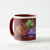 Tegel van Peckish Pups Mok (Voorkant links)