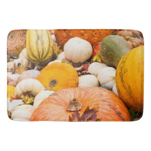 Tegel van pompoenen en pompoenen badmat