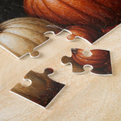 Tegel van pompoenen legpuzzel (Zijkant)