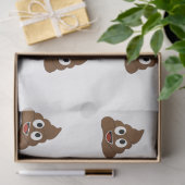 Tegel van Poo emoji die poep glimlacht Tissuepapier (Geschenk)
