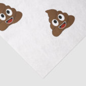 Tegel van Poo emoji die poep glimlacht Tissuepapier (Detail)