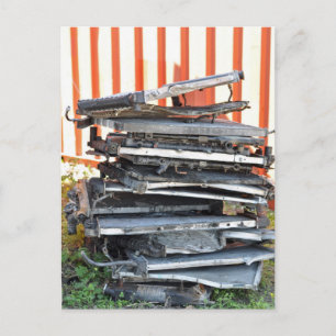 Tegel van radiatoren briefkaart