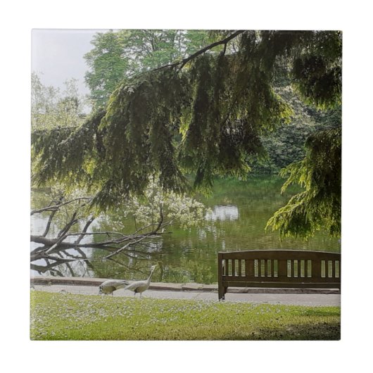 Tegel van sieraardewerk tegeltje (Voorkant)