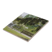 Tegel van sieraardewerk tegeltje (Zijkant)