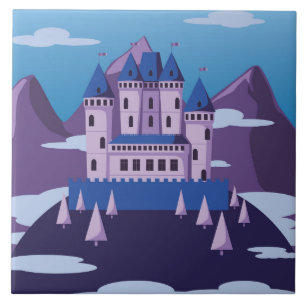 tegel van theaterkasteel tegeltje