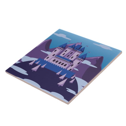 tegel van theaterkasteel tegeltje (Zijkant)