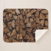 Tegel van vuurhout sherpa deken (Voorkant (horizontaal))