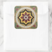  tegel vierkante sticker (Tas)