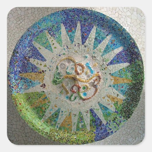 Tegel Vierkante Sticker (Voorkant)