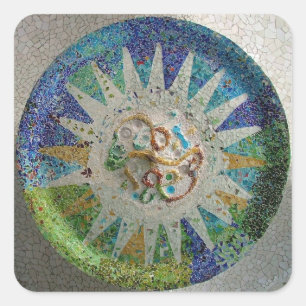 Tegel Vierkante Sticker