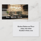 Tegel visitekaartje (Voorkant / Achterkant)