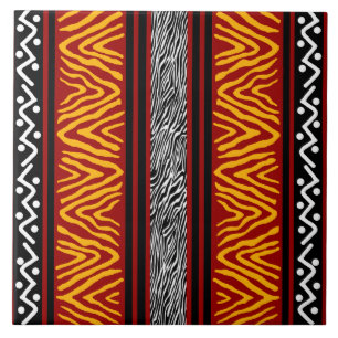 Tegel voor Afrikaanse designkeramiek Tegeltje