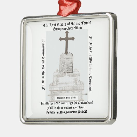 tegel voor Christelijk erfgoed Metalen Ornament (Links)