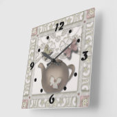 Tegel voor de keuken vierkante klok (Hoek)