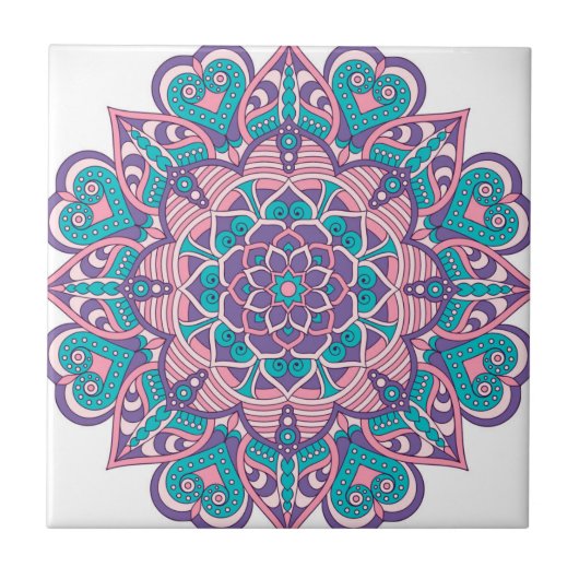 Tegel voor ventilatorafdrukken tegeltje (Voorkant)