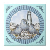 Tegel vuurtoren voor handleidingen tegeltje (Voorkant)