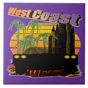 Tegel westkust tegeltje